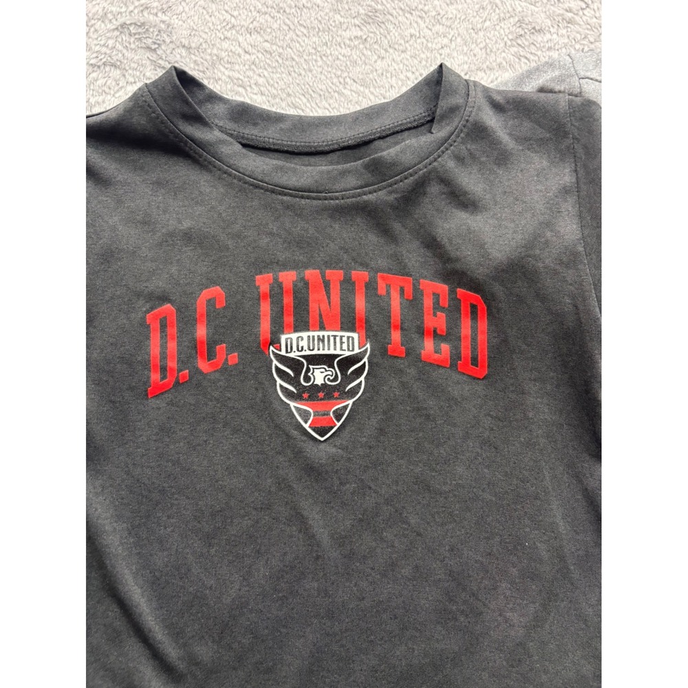 MLS DC United Toddler T-Shirt Set 2-Pack Black Gray 2T Soccer Fan Gear NEW - Picture 3 of 5